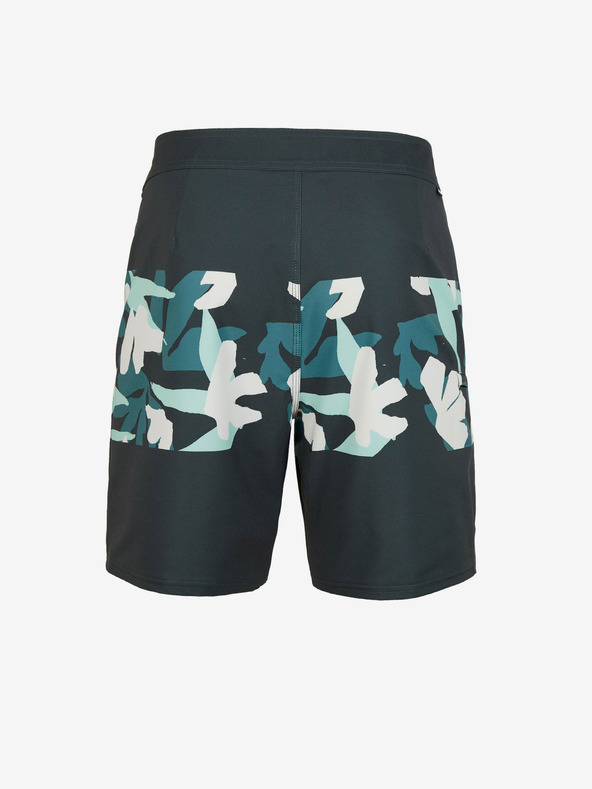 O'Neill O'Neill HYPERFREAK CAMORRO 17'' BOARDSHORTS verde e grigio da uomo a fantasia