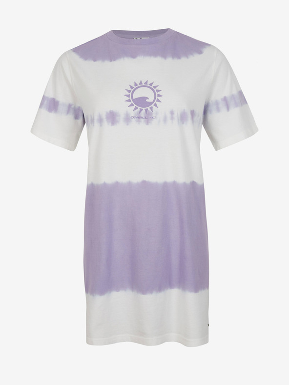 O'Neill Vestito O'Neill WOW T-SHIRT viola e bianco da donna a fantasia