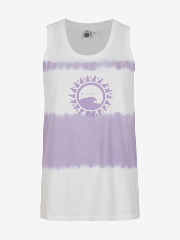 O'Neill Canotta fantasia O'Neill WOW TANKTOP viola e bianca da donna