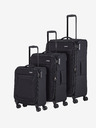 Travelite Set di tre valigie da viaggio Travelite Chios S,M,L Nero