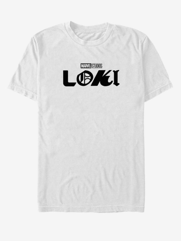 ZOOT.Fan Maglietta unisex bianca ZOOT.Fan Marvel Loki Logo