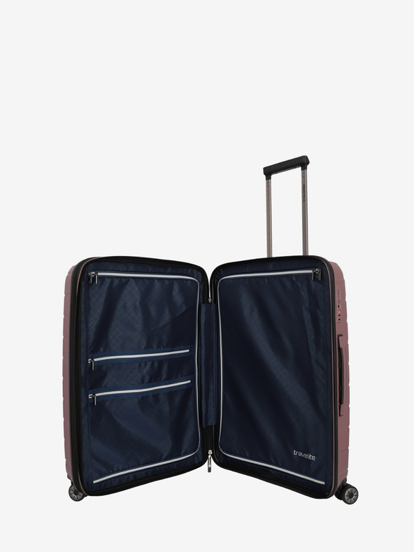 Travelite Set di tre valigie da viaggio Travelite Air Base S,M,L rosa