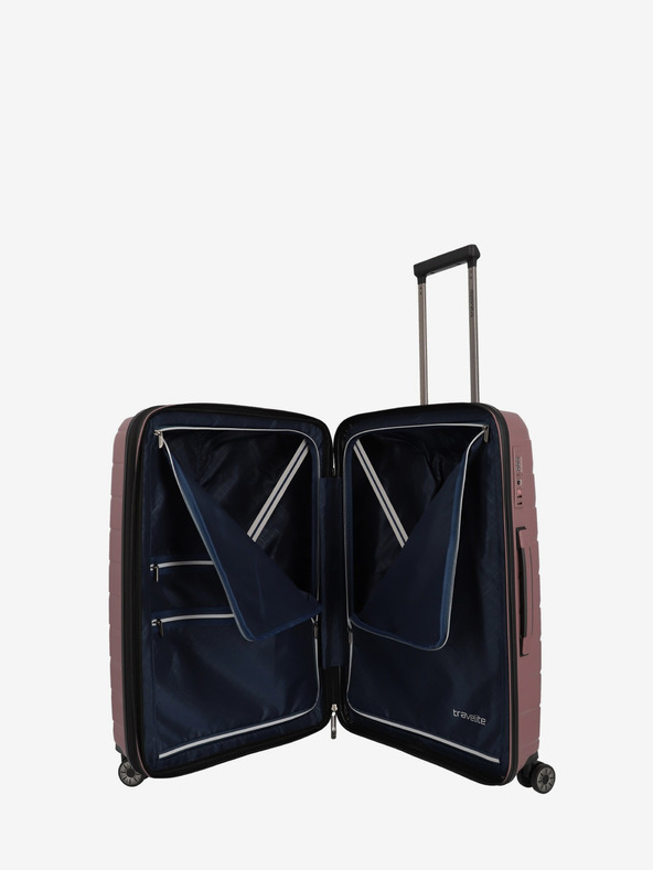 Travelite Set di tre valigie da viaggio Travelite Air Base S,M,L rosa