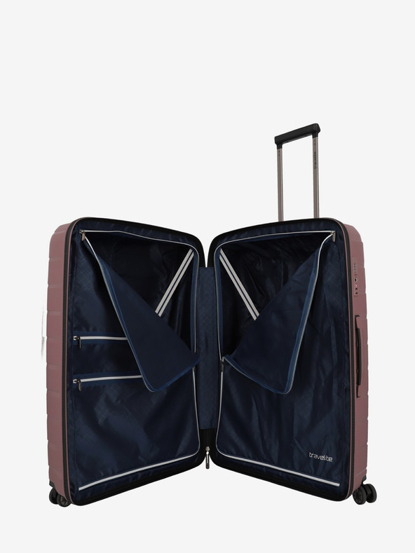 Travelite Set di tre valigie da viaggio Travelite Air Base S,M,L rosa