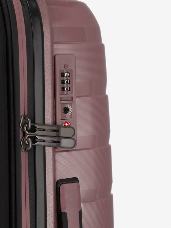 Travelite Set di tre valigie da viaggio Travelite Air Base S,M,L rosa