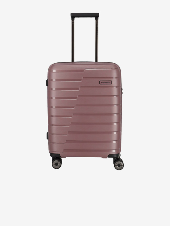 Travelite Set di tre valigie da viaggio Travelite Air Base S,M,L rosa