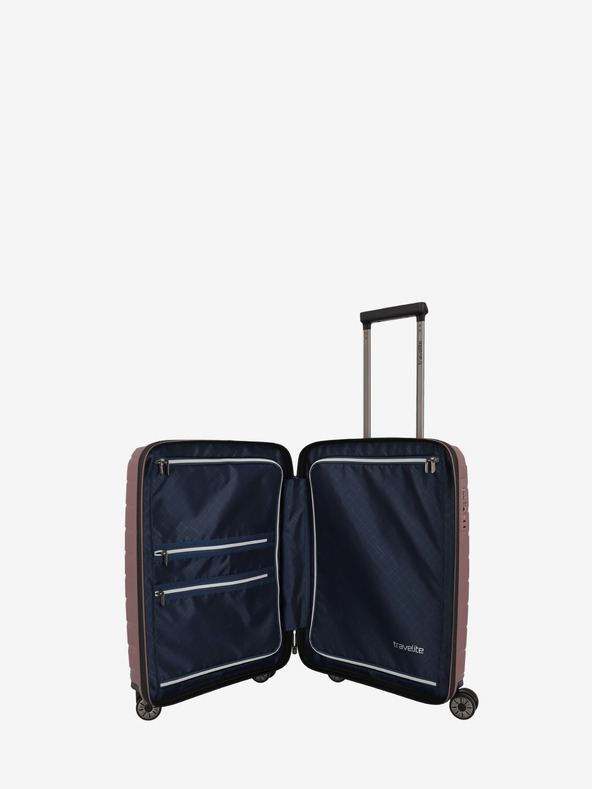 Travelite Set di tre valigie da viaggio Travelite Air Base S,M,L rosa
