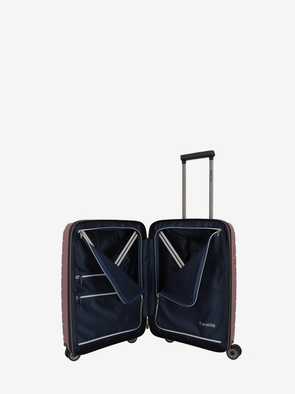 Travelite Set di tre valigie da viaggio Travelite Air Base S,M,L rosa