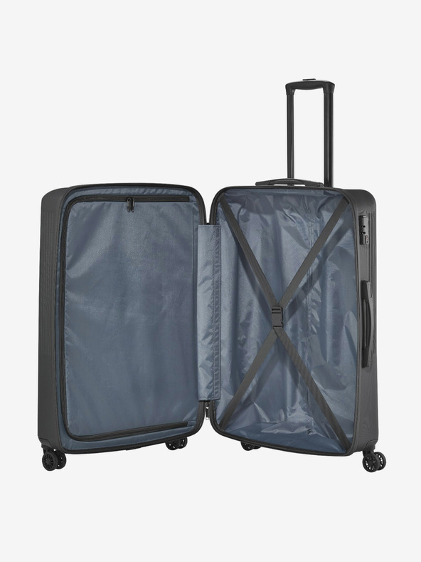 Travelite Set di tre valigie Travelite Bali grigio scuro S,M,L