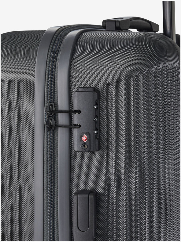 Travelite Set di tre valigie Travelite Bali grigio scuro S,M,L