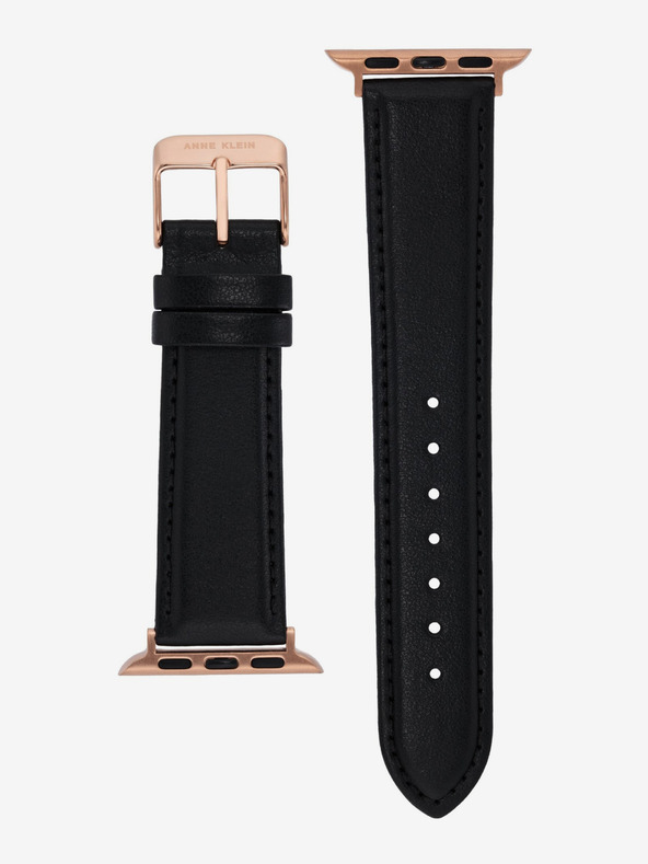 Anne Klein Cinturino in pelle nera per Apple Watch Anne Klein