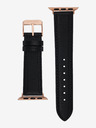 Anne Klein Cinturino in pelle nera per Apple Watch Anne Klein