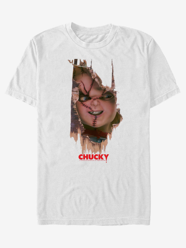 ZOOT.Fan Maglietta unisex bianca ZOOT.Fan NBCU ITS CHUCKY
