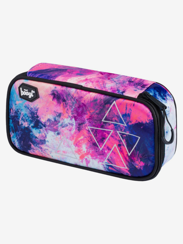 BAAGL  Astuccio scuola rosa astratto Baagl