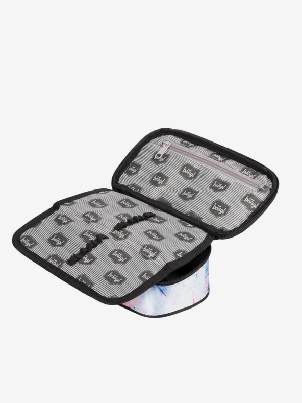 BAAGL  Astuccio scuola rosa astratto Baagl