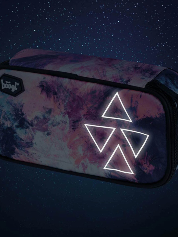 BAAGL  Astuccio scuola rosa astratto Baagl