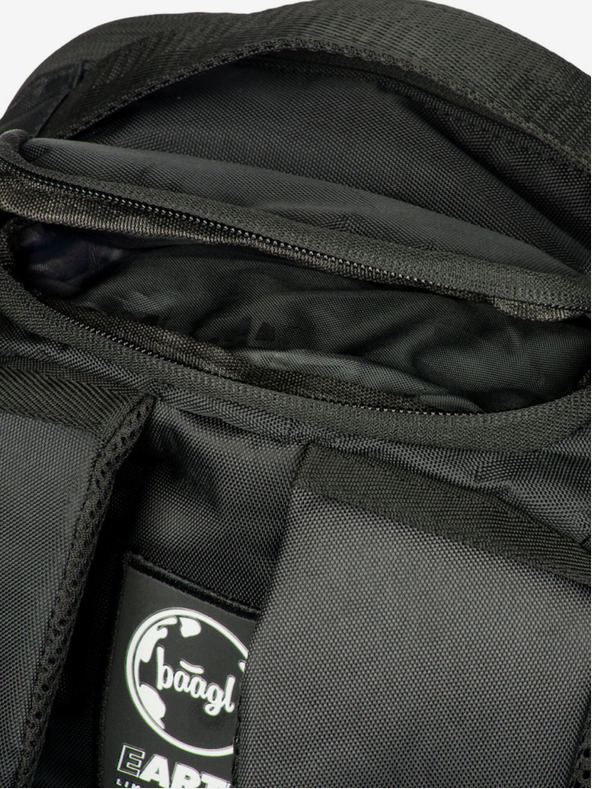 BAAGL  Zaino nero Baagl eARTh Batman Red
