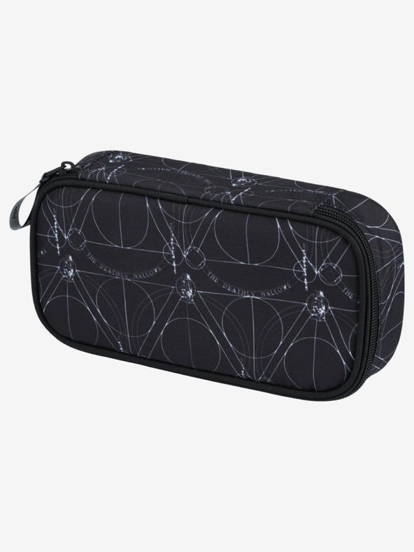 BAAGL  Set scuola nero - zaino, astuccio, borsa Baagl Skate Harry Potter Doni della Morte