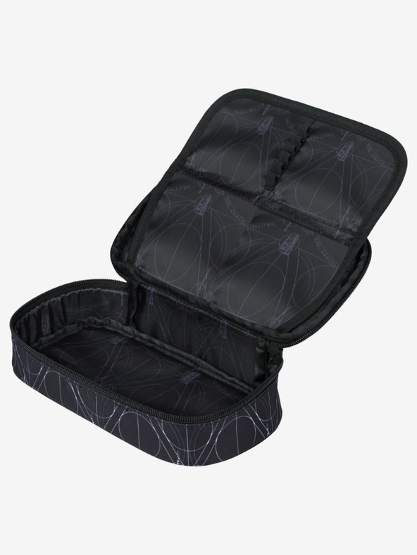 BAAGL  Set scuola nero - zaino, astuccio, borsa Baagl Skate Harry Potter Doni della Morte