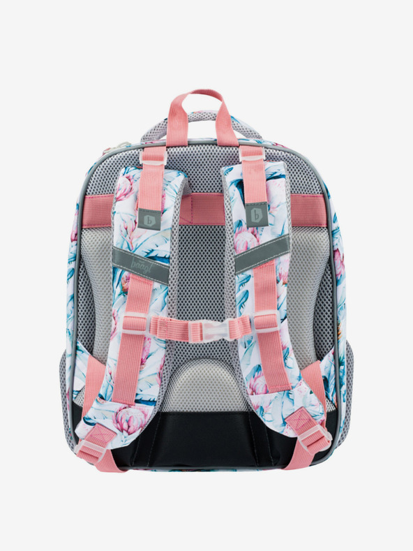 BAAGL  Zaino scuola bianco Baagl Shelly Raccoon