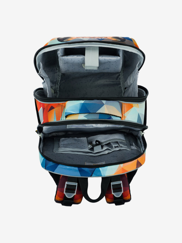 BAAGL  Cartella scolastica arancione Baagl Shelly Tiger