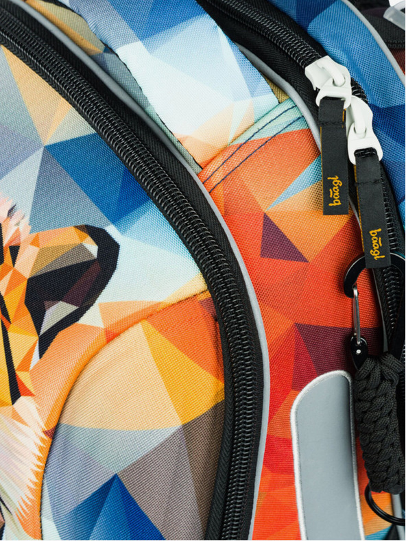 BAAGL  Cartella scolastica arancione Baagl Shelly Tiger