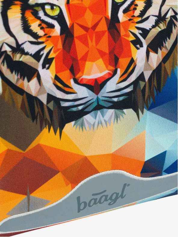BAAGL  Cartella scolastica arancione Baagl Shelly Tiger