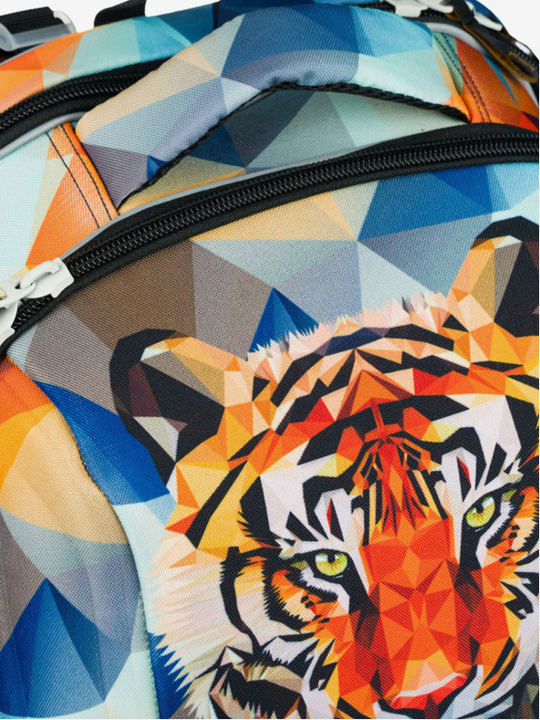 BAAGL  Cartella scolastica arancione Baagl Shelly Tiger