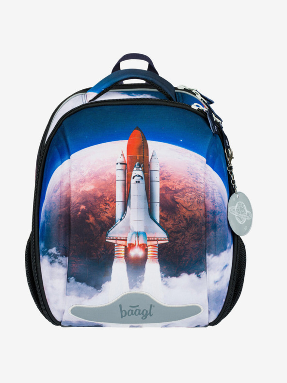 BAAGL  Borsa scuola blu Baagl Shelly Space Shuttle