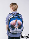 BAAGL  Borsa scuola blu Baagl Shelly Space Shuttle
