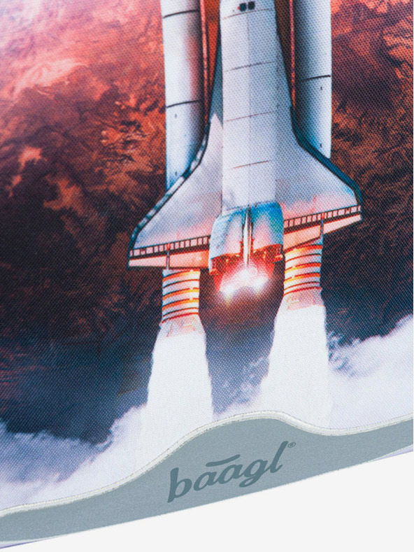 BAAGL  Borsa scuola blu Baagl Shelly Space Shuttle