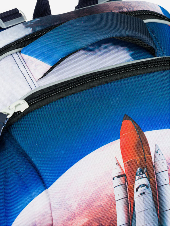 BAAGL  Borsa scuola blu Baagl Shelly Space Shuttle