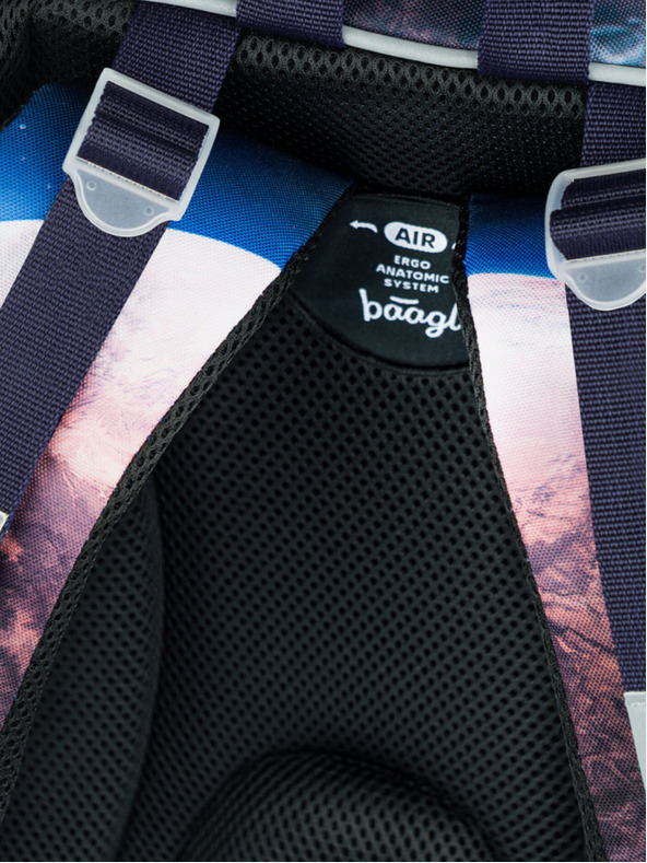 BAAGL  Borsa scuola blu Baagl Shelly Space Shuttle