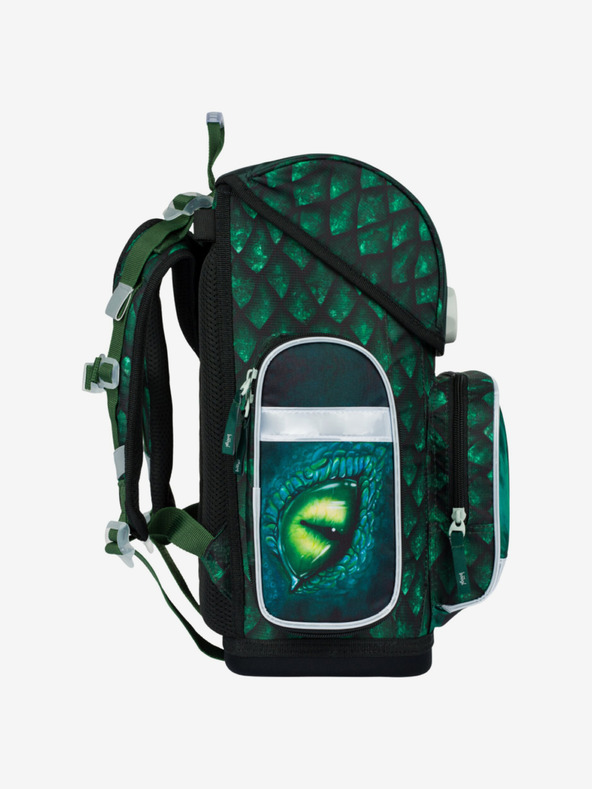 BAAGL  Zaino scuola verde Ergo Baagl Dragon