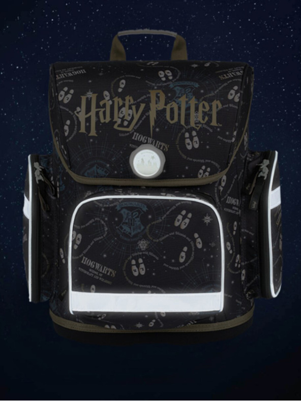 BAAGL  Zaino scolastico blu Ergo Baagl Harry Potter Pobertův Plánek