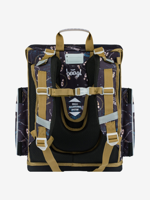 BAAGL  Zaino scolastico blu Ergo Baagl Harry Potter Pobertův Plánek