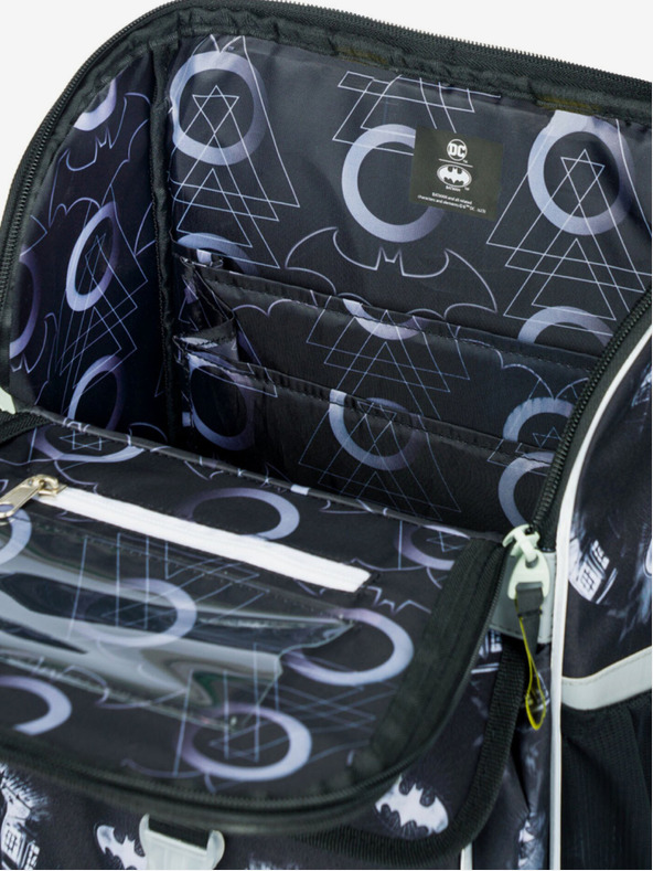 BAAGL  Zaino scuola nero Zippy Baagl Batman Darky City