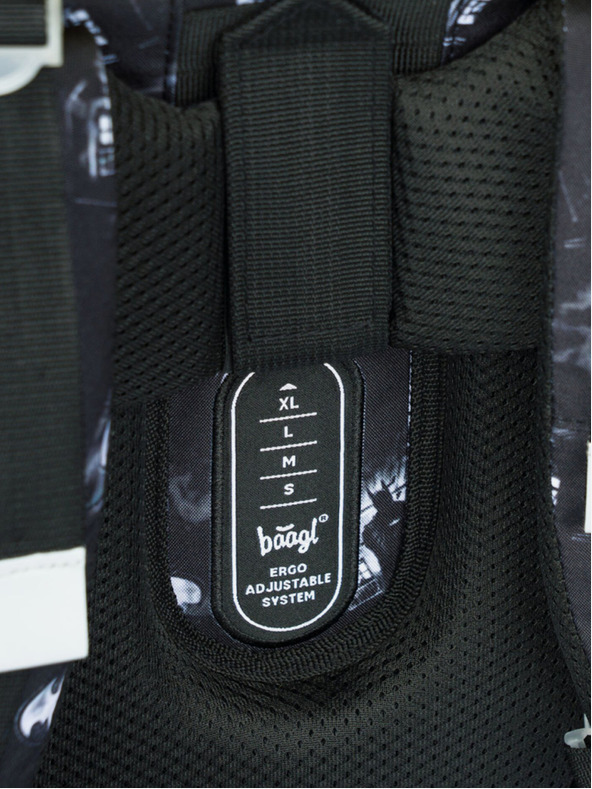 BAAGL  Zaino scuola nero Zippy Baagl Batman Darky City