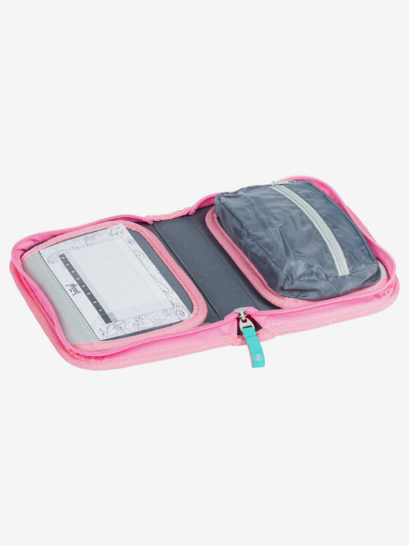 BAAGL  Astuccio per la scuola rosa a un piano Baagl Flamingo