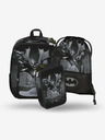BAAGL  Set scuola nero - cartella, astuccio, borsa Baagl Shelly Batman Dark City