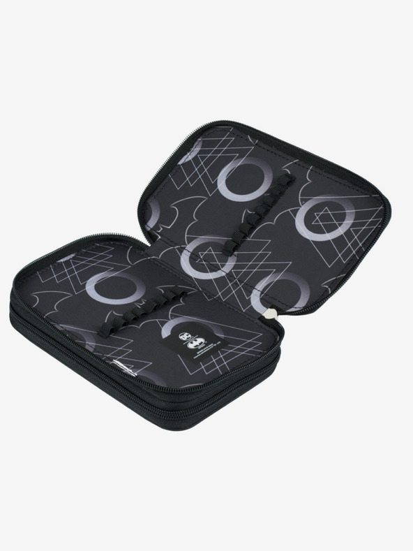 BAAGL  Set scuola nero - cartella, astuccio, borsa Baagl Shelly Batman Dark City