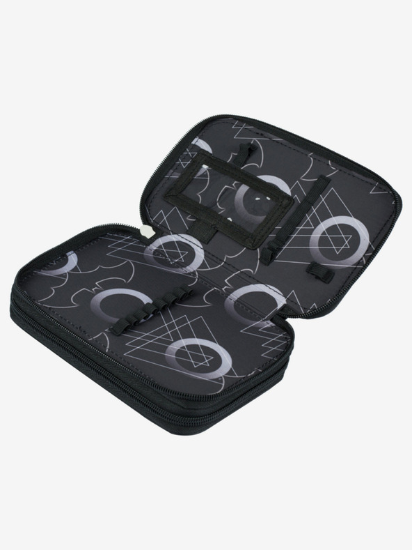 BAAGL  Set scuola nero - cartella, astuccio, borsa Baagl Shelly Batman Dark City