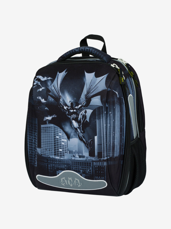 BAAGL  Set scuola nero - cartella, astuccio, borsa Baagl Shelly Batman Dark City