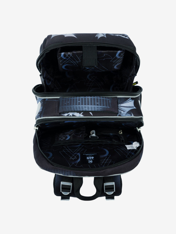 BAAGL  Set scuola nero - cartella, astuccio, borsa Baagl Shelly Batman Dark City