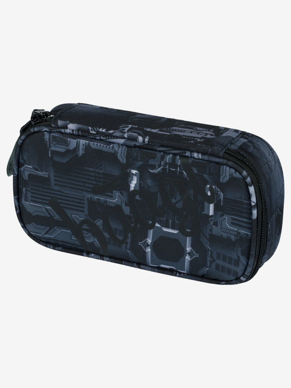 BAAGL  Set scuola grigio - zaino, astuccio, borsa Baagl Core Technic