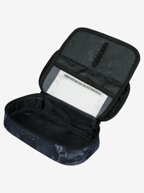 BAAGL  Set scuola grigio - zaino, astuccio, borsa Baagl Core Technic