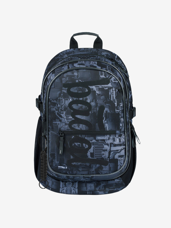 BAAGL  Set scuola grigio - zaino, astuccio, borsa Baagl Core Technic