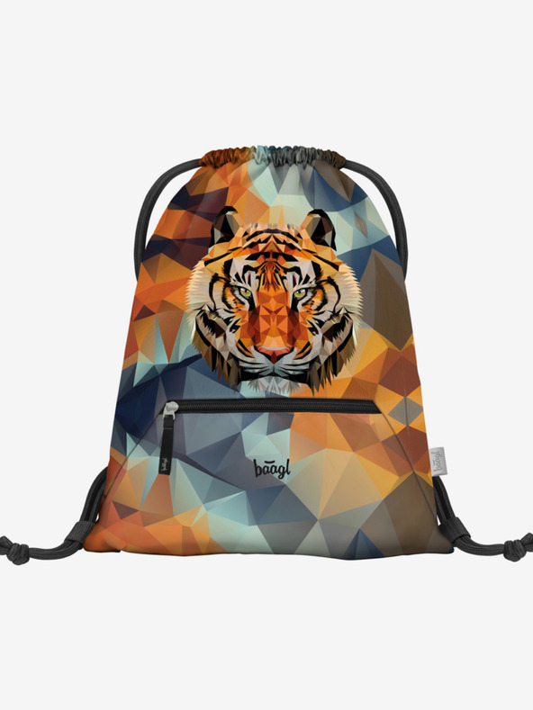 BAAGL  Borsa arancione con tasca Baagl Tiger