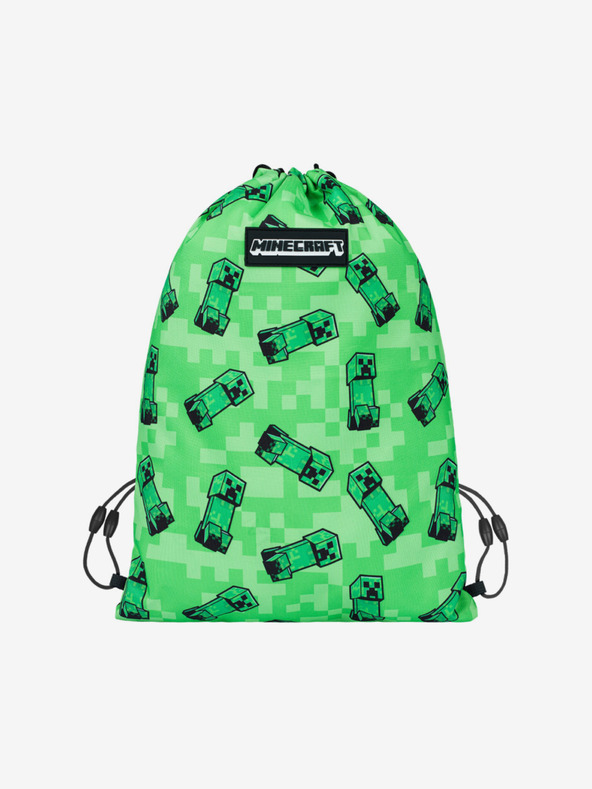 BAAGL  Set scuola verde - astuccio, borsa Baagl Minecraft 2 Creeper