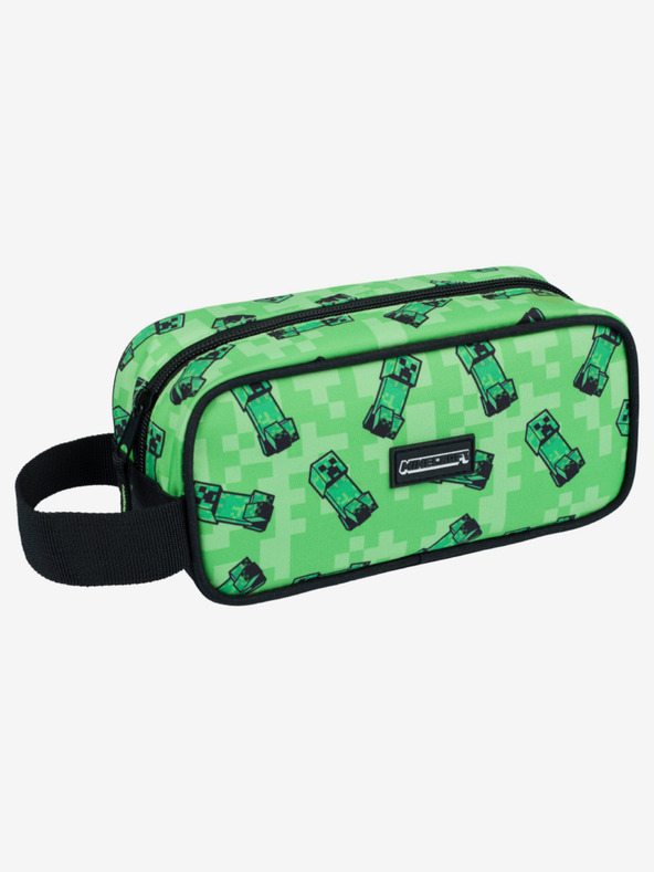 BAAGL  Set scuola verde - astuccio, borsa Baagl Minecraft 2 Creeper